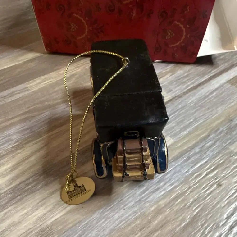 Kurt Adler Downton Abbey Car Christmas Ornament DA2131 2013 Blue Resin NEW